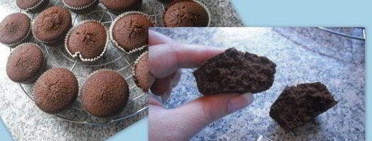 шоколадные капкейки украшенные шоколадным фростингом. Шаг 7