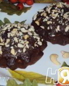 Шоколадные кексы с кабачком