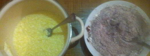 шоколадные кексы с печеньем. Шаг 2