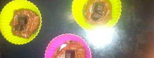 шоколадные кексы с печеньем. Шаг 4