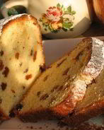 Сметанный кекс с изюмом