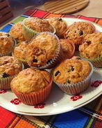 Соленые кексики с оливками и вялеными помидорами