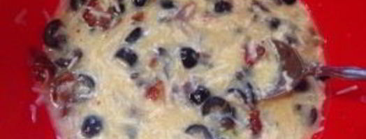 соленые кексики с оливками и вялеными помидорами. Шаг 4