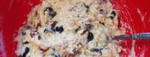 соленые кексики с оливками и вялеными помидорами. Шаг 6