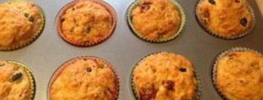 соленые кексики с оливками и вялеными помидорами. Шаг 9