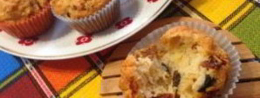 соленые кексики с оливками и вялеными помидорами. Шаг 10