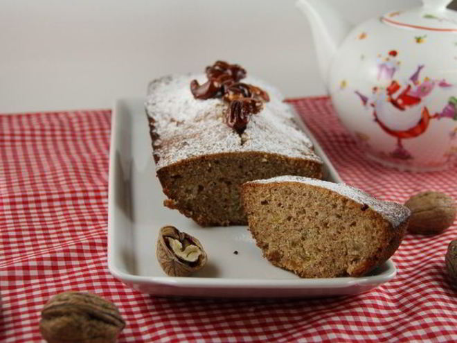 Рецепт стамбульского кекса с грецкими орехами, изюмом и корицей