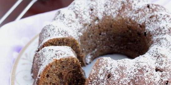 Творожный черемуховый кекс