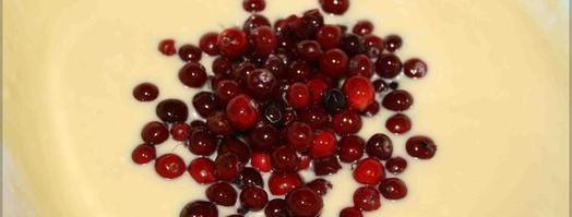 творожный кекс с клюквой. Шаг 5