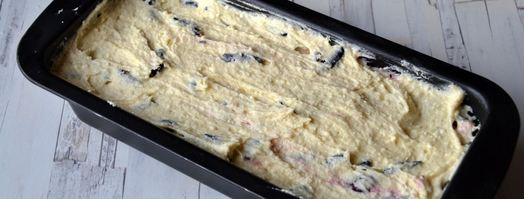 творожный кекс с жимолостью. Шаг 7