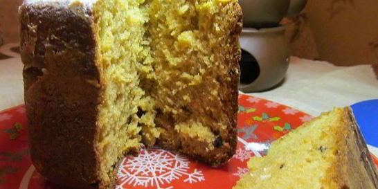 Творожный кекс в хлебопечке