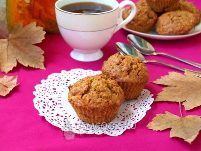 Рецепт тыквенно-шоколадных кексы