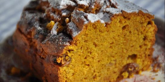 Тыквенный кекс из рисовой муки