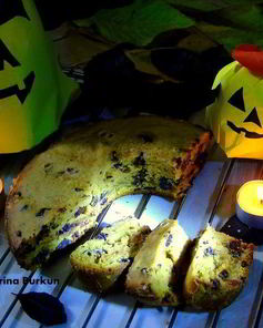 Тыквенный кекс с шоколадом и изюмом