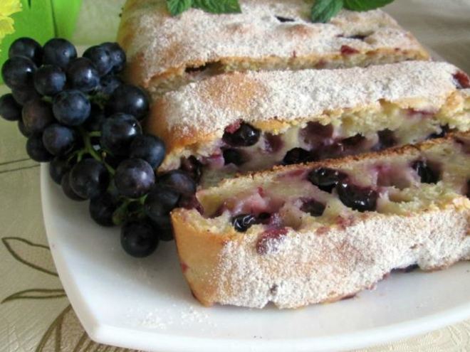 Рецепт виноградного кекса