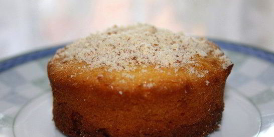 Яблочные кексики с медовой глазурью