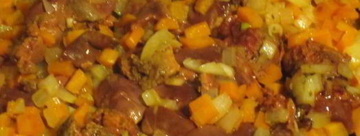 закусочный кекс с куриной печенью. Шаг 3