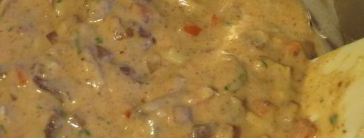 закусочный кекс с куриной печенью. Шаг 7