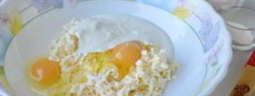 закусочные кексы из плавленного сырка. Шаг 3