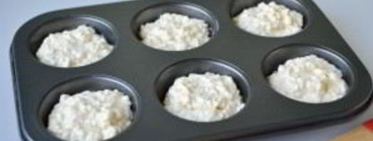 закусочные кексы из плавленного сырка. Шаг 6