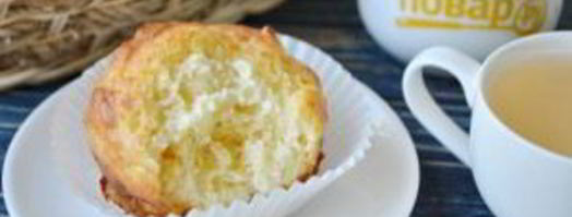 закусочные кексы из плавленного сырка. Шаг 8