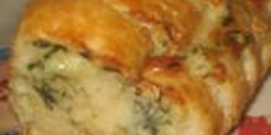 Ароматный чесночный багет