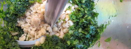 багет с соусом песто. Шаг 2