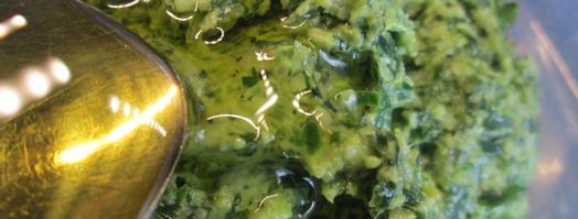 багет с соусом песто. Шаг 4