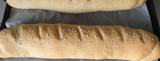 багеты на яичных белках. Шаг 16