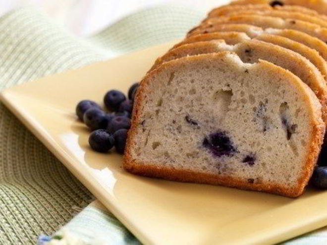 Рецепт бананова-черничного хлеб