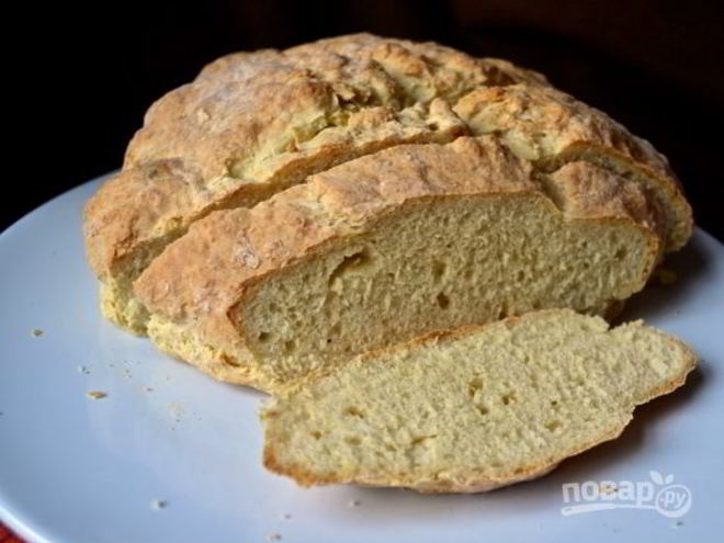 Рецепт бездрожжевого хлеба без закваски