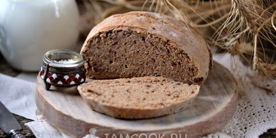 Бездрожжевой хлеб из ржаной муки