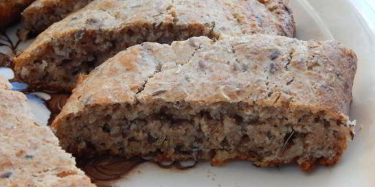 Бездрожжевой хлеб с отрубями и пряностями