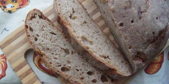 Чешский деревенский хлеб на ржаной закваске