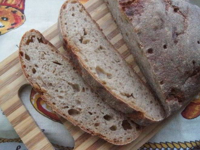 Рецепт чешского деревенского хлеба на ржаной закваске