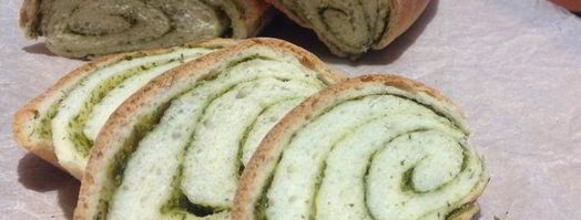 чесночный багет с зеленью. Шаг 17