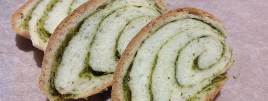 чесночный багет с зеленью. Шаг 18