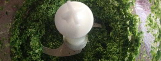 чесночный багет с зеленью. Шаг 4