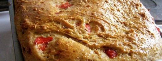 гречневый хлеб с печеным перцем. Шаг 6