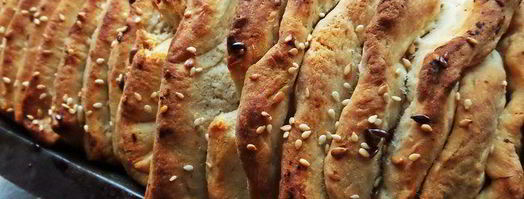 итальянский хлеб гармошка. Шаг 14