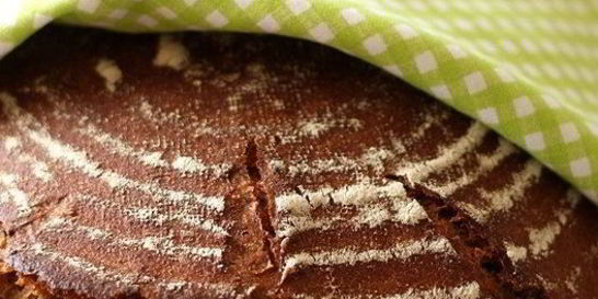 Картофельный хлеб на ржаной закваске