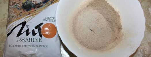 хлеб домашний с ржаными отрубями и льняной мукой. Шаг 4