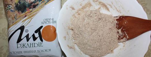 хлеб домашний с ржаными отрубями и льняной мукой. Шаг 7