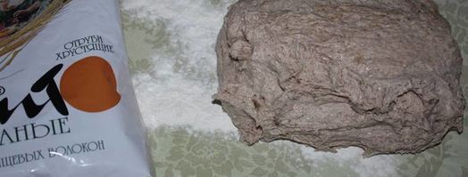 хлеб домашний с ржаными отрубями и льняной мукой. Шаг 9