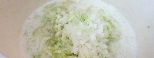 хлеб из кабачка с сыром и зеленью. Шаг 3