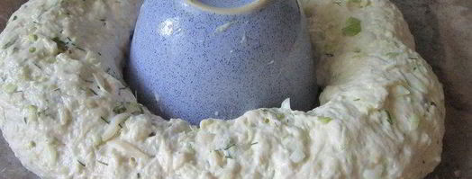 хлеб из кабачка с сыром и зеленью. Шаг 8