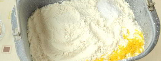 хлеб на закваске с лимонной цедрой в хлебопечке. Шаг 2