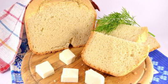 Хлеб с брынзой в хлебопечке