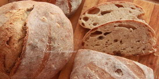 Хлеб с фенхелем на виноградной закваске