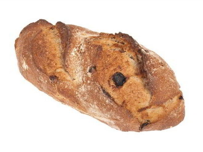 Рецепт хлеба с изюмом, лесными орехами и шалотом